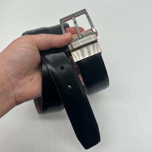 Ted Baker Other - Ted Baker black brown reversible leather belt men’s 32